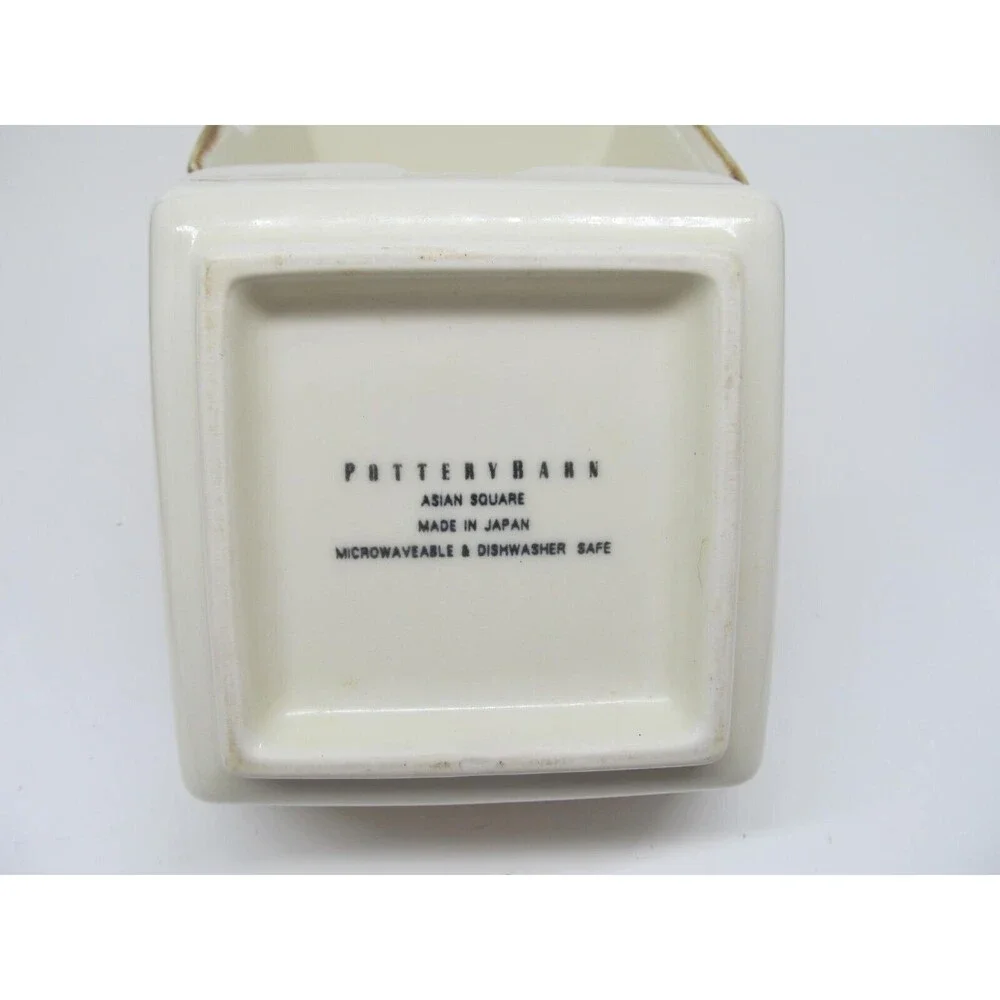 Pottery Barn Asian Square Set Of 4 Putty 6
